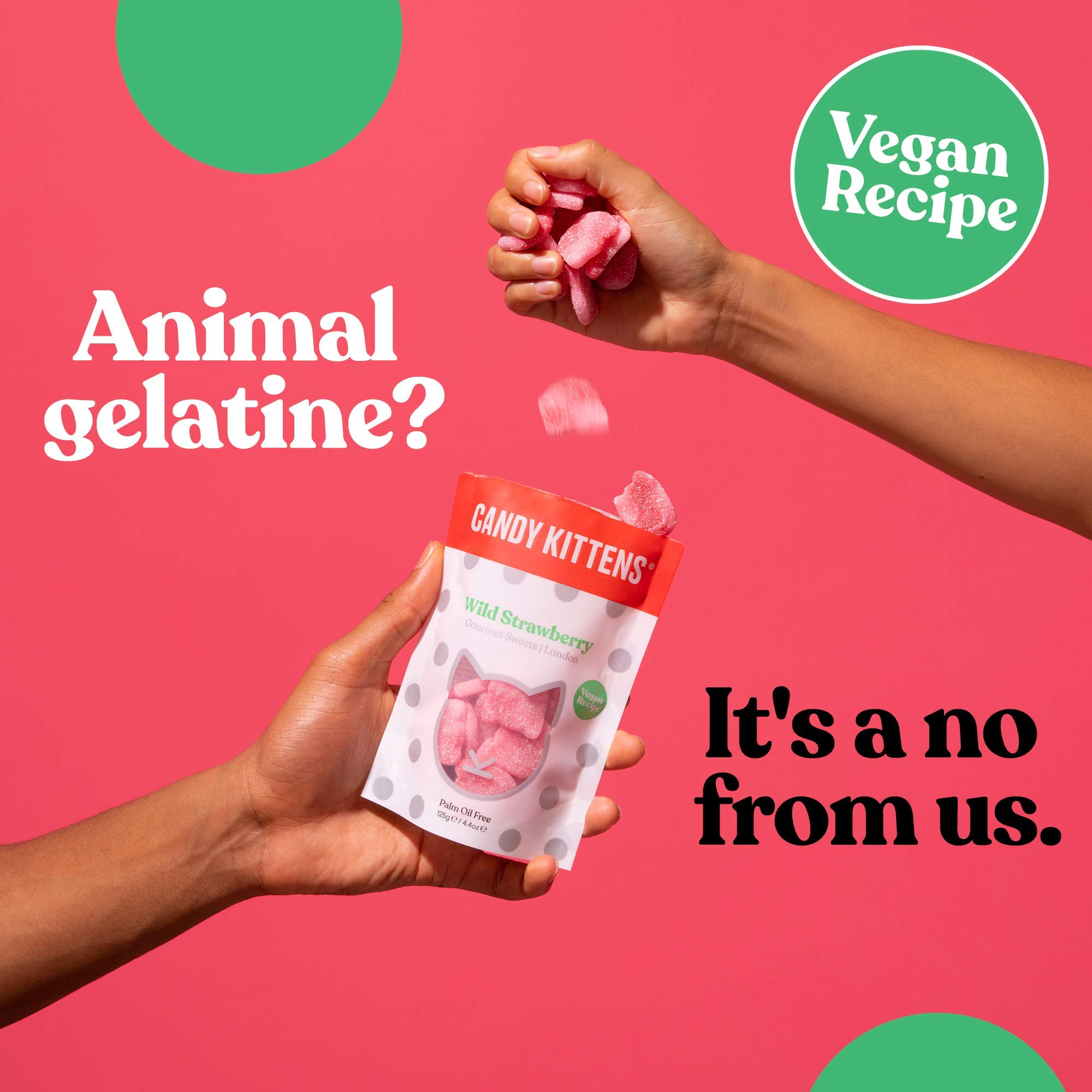 Amazon.com : Candy Kittens Wild Strawberry Plant-Based Candy